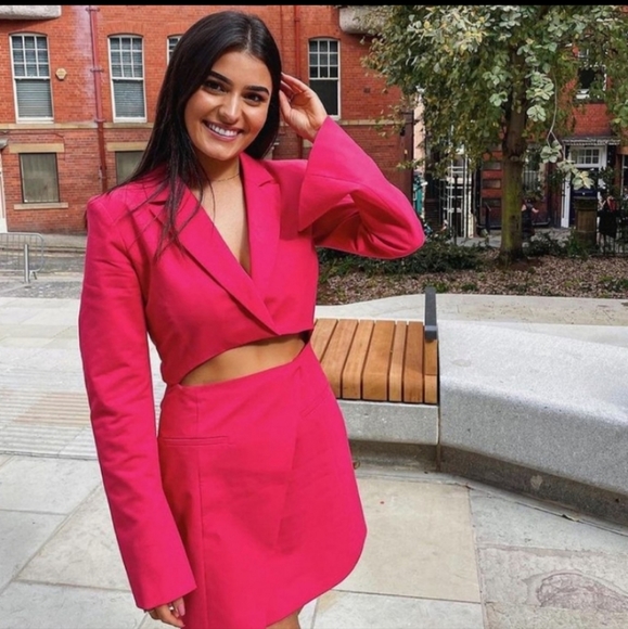 Zara | Dresses | Zara Cut Out Blazer 